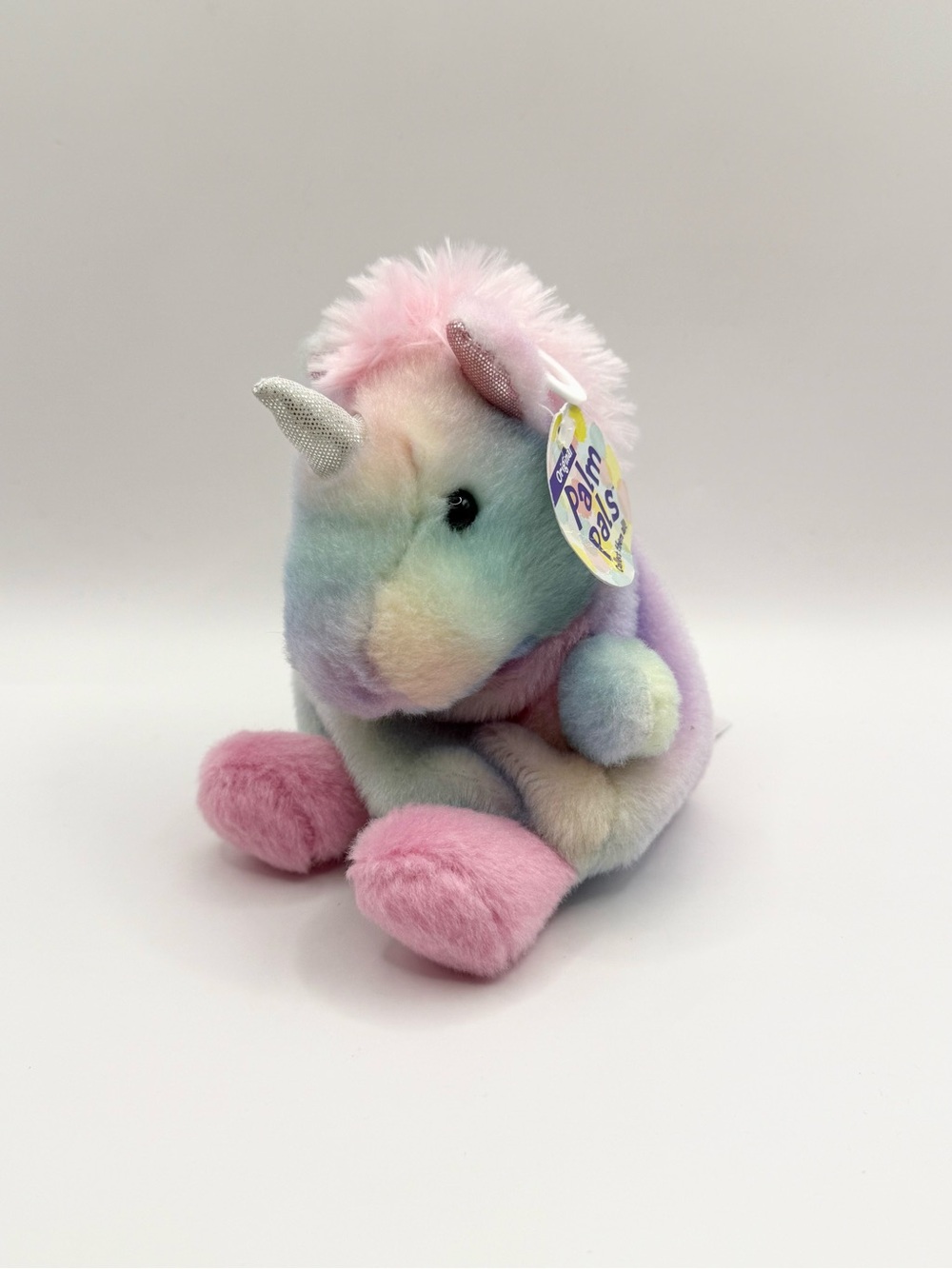 Palm Pals Sorbet Unicorn Plush Bean Bag Toy NWT Aurora Toys